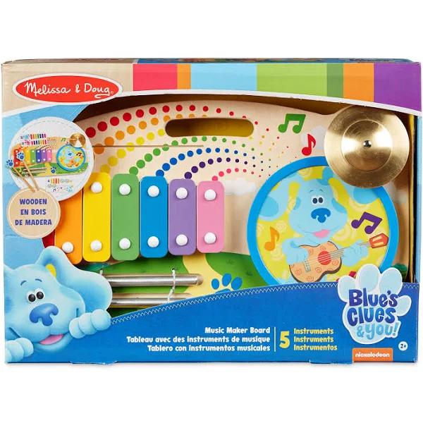 Melissa & Doug Blue's Clues & You - Wooden Music Maker Board