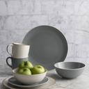 Mason Cash Classic Collection Stoneware 12 Piece Dinner Set Grey