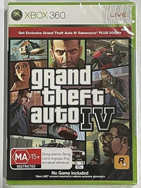 Game | Microsoft Xbox 360 | Grand Theft Auto IV Promo Pre-Order Edition New: Sealed