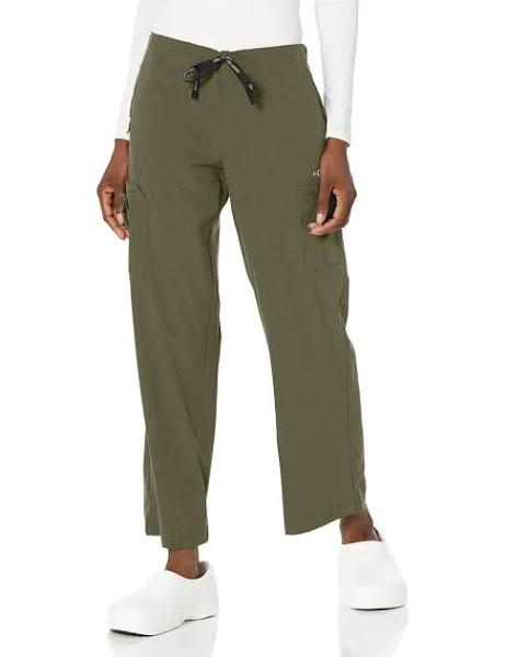 Carhartt Cross-Flex Force Women's 7-Pocket Stretch Utility Cargo Scrub Pants in Basil | Size XS Polyester/spandex