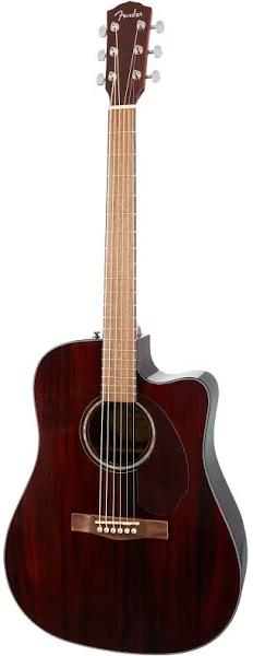 Fender CD-140SCE Dreadnought Acoustic Guitar All-Mahogany w/Case