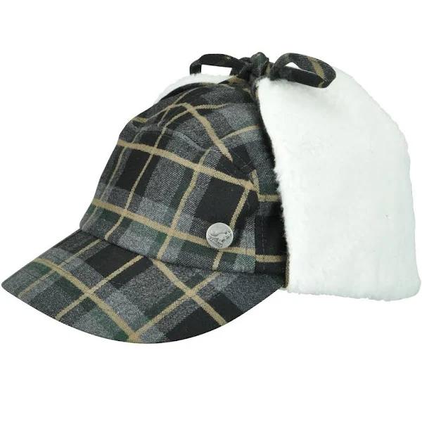 Kangol Plaid Supre Ushanka Sherpa Chullo Lined Hat Warm Winter Ear Trapper Flying - CP316