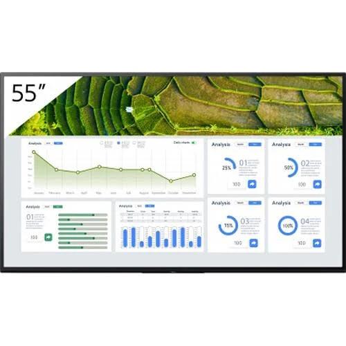 Sony BZ30L Series 55" UHD 4K HDR Commercial Monitor, 55", Digital Signage Monitors, 24/7, Speakers Wi Fi Capability Wide