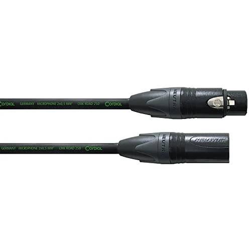 Cordial Peak CMK-ROAD 250 Neutrik XLR Female Black to XLR Male Black Cable (5m)