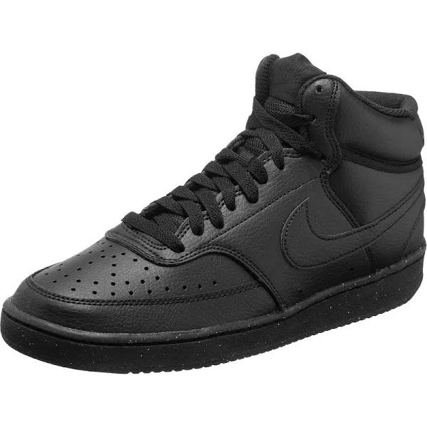 Nike Court Vision Mid Next Nature Black Men's Shoes, Size: 12