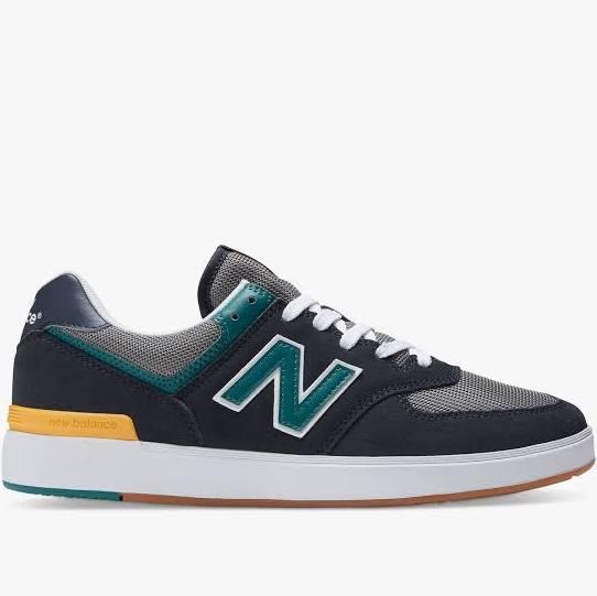 New Balance Court 574 Shoes Black Blue Grey - 45.5