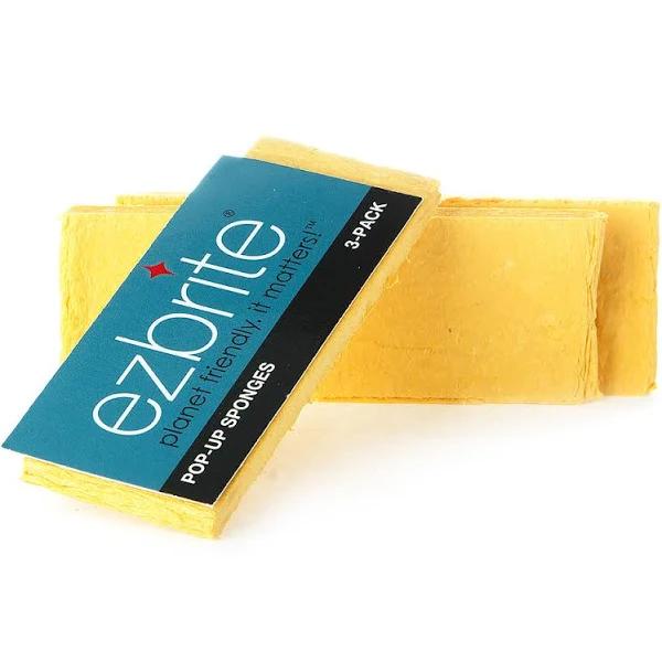 EZ Brite Pop Up Cellulose Sponge Set Medium 3pce