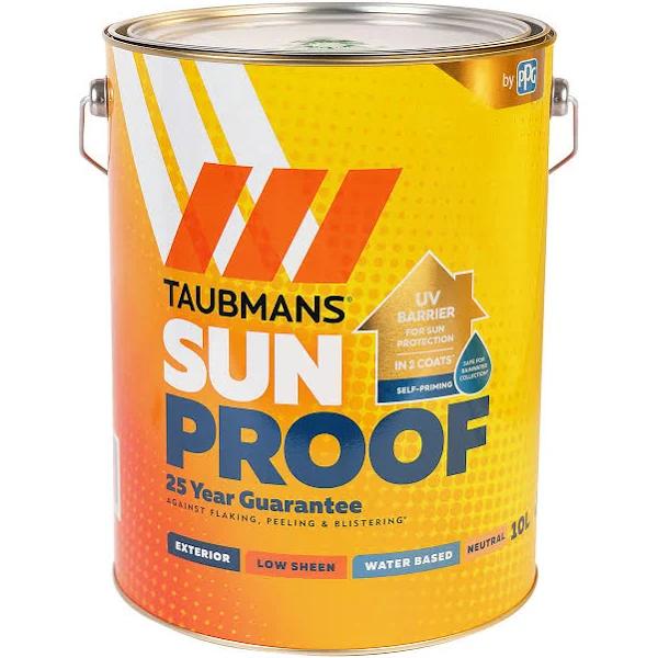 Taubmans Sunproof Exterior Paint Low Sheen 10 Terrain (Neutral Base)