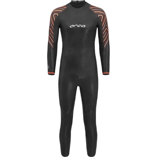 Orca Zeal Thermal Open Water Long Sleeve Wetsuit Black Orange - 7