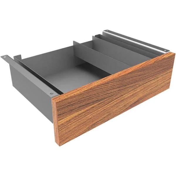 Desky Minimal Under Desk Drawer Prime Oak Melamine / Space Grey