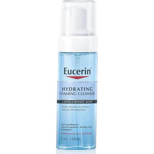 Eucerin, Hydrating Foaming Cleanser + Hyaluronic Acid, 5 oz (150 ml)