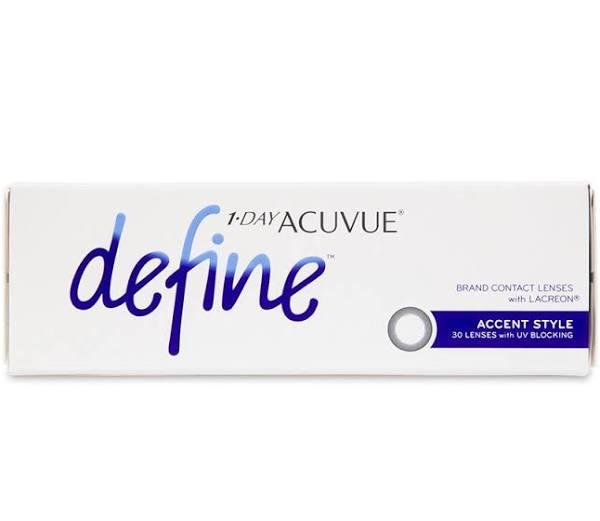 1-Day Acuvue Define Accent 30 Johnson and Johnson Contact Lenses