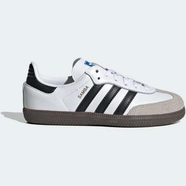 adidas-Samba OG Shoes Kids-Kids-Cloud White / Core Black / Gum-11K