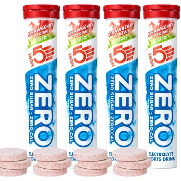 Buy High5 Electrolyte Hydration for Athletes | Aid Station Strawberry & Kiwi / Pack of 4