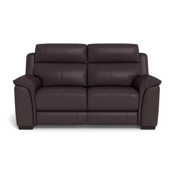 Asher Leather Electric Recliner Sofa Espresso by Freedom