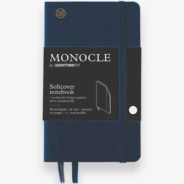 Monocle by Leuchtturm1917 Notebook A6 Hardcover Navy Dotted