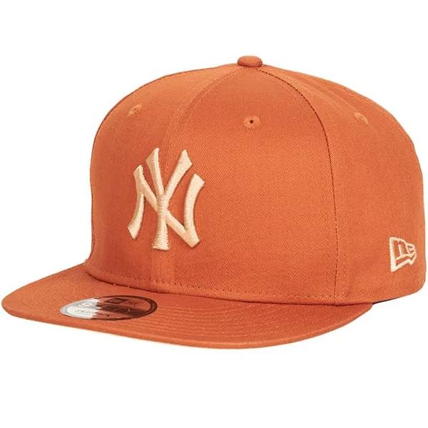 New Era 9Fifty Snapback Cap - Side Patch New York Yankees Orange M/L