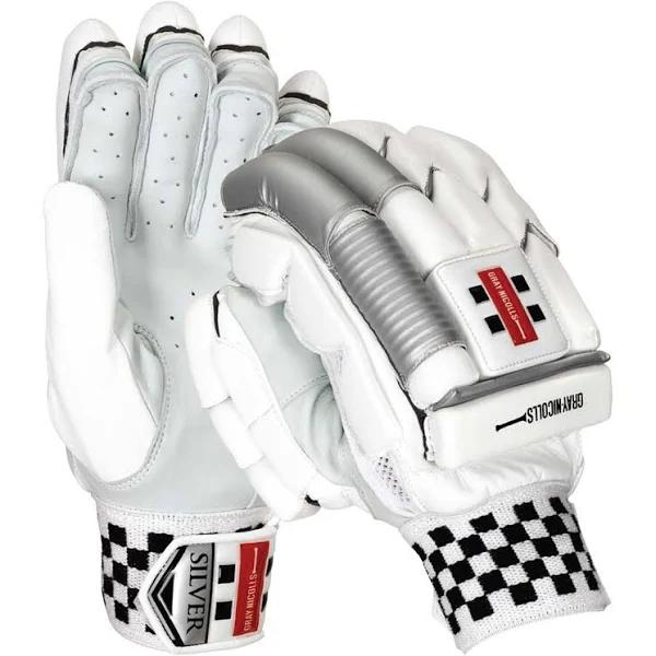 Gray Nicolls Silver Batting Gloves Large / RH