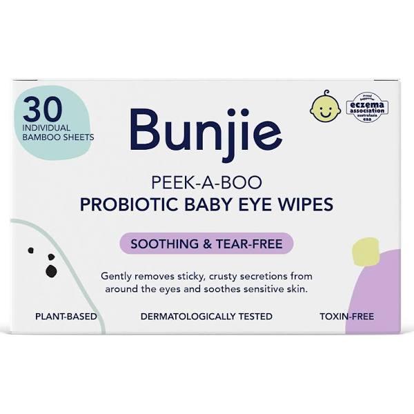 Bunjie Probiotic Baby Eye Wipes 30S