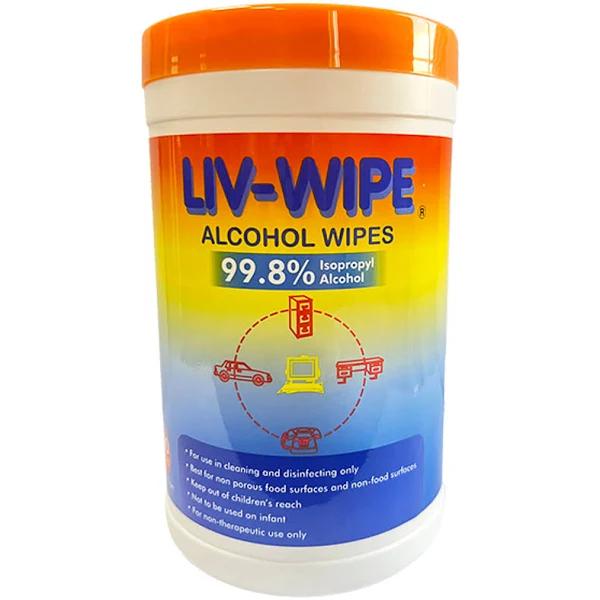 Wipes-Alcohol Wipes Liv-Wipe