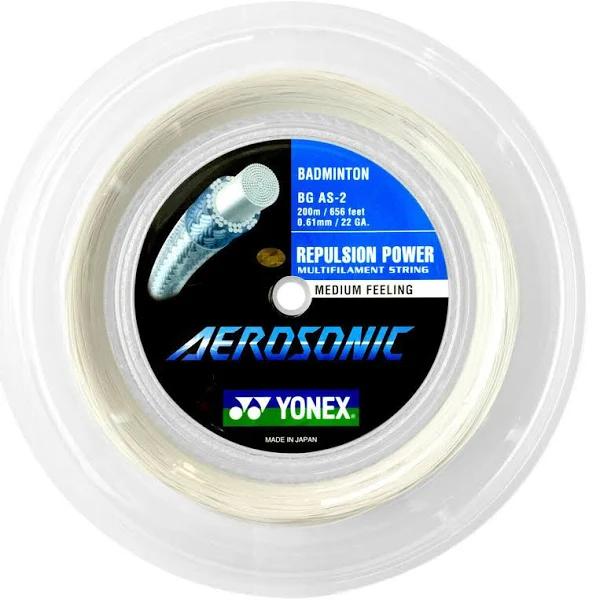 Yonex BG AEROSONIC Badminton String - 200m Reel