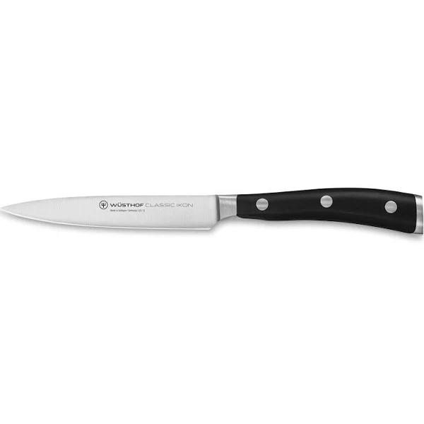 Wusthof Classic Ikon Utility Knife 12 cm. Black