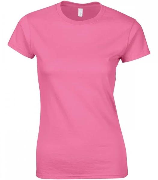 Gildan Softstyle Women's Ringspun T-Shirt 64000L Azalea L