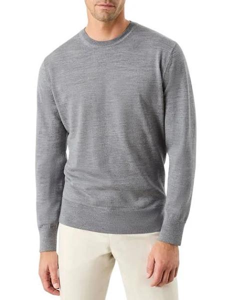 MJ Bale Sandringham Ashby Crew Knit in Grey XL