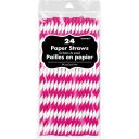 Paper Straws 24 Pack - Apple Red