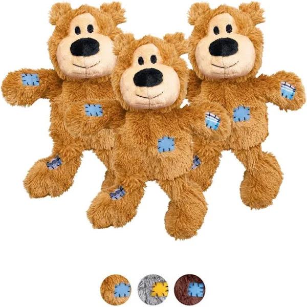 Kong Wild Knots Bear Small Medium Toy for Dogs x 3 by Budget Pet Products