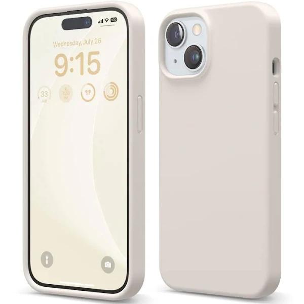 elago Liquid Silicone Case Compatible with iPhone 15 Case, Premium Silicone, Full Body Protective Cover [4 Layer Shockproof Structure], Anti-scratch