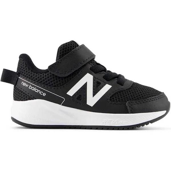 New Balance 570v3 Bungee Lace Top Strap Infant Trainers Black EU 25 Boy