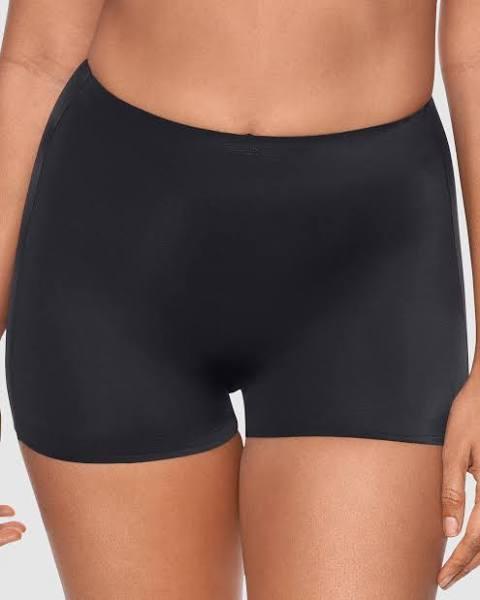 Wonderful Edge Boyshort Style Light Shaping Shorts, Black / L by Miraclesuit Shapewear