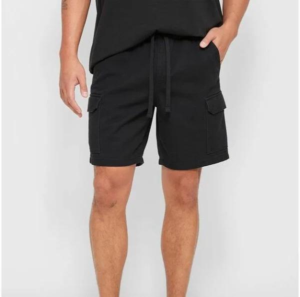 Men's Cargo Shorts | Black | Cotton | Size Large | Commons