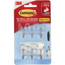 Command Adhesive Small Utensil Hooks 6 Pack - Clear