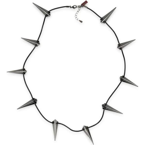 Marvel Black Panther Claw Necklace (10 Steel Claws, Leather Collar)