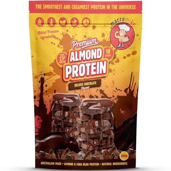 Macro Mike Deluxe Chocolate Premium almond Protein 400g