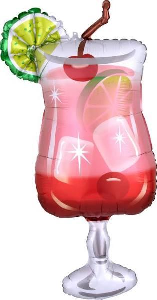 Gin Fizz Drink SuperShape Foil Balloon