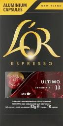 L'Or Espresso Ultimo Capsules 100 Pack Compatible with Nespresso Machines - Intensity 13