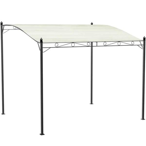 Instahut Iron Outdoor 3M Gazebo Art Marquee Wedding Party Tent - Beige