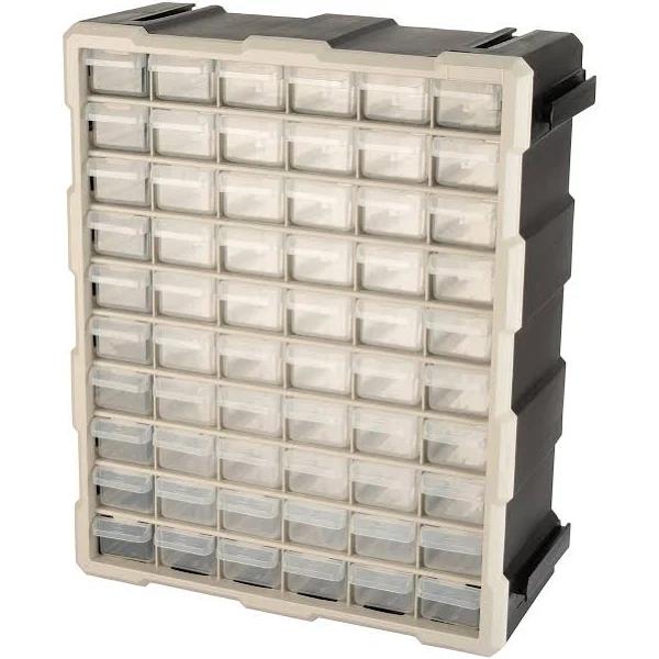 Montgomery Grey Interlocking 60 Drawer Organiser