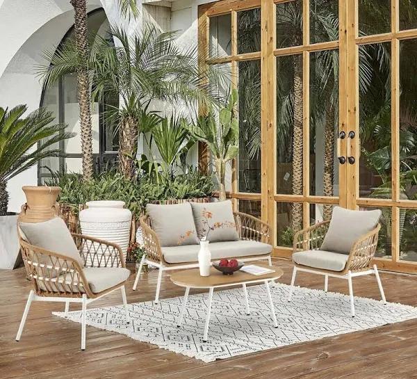 Ravena 4 Piece Outdoor Lounge Set