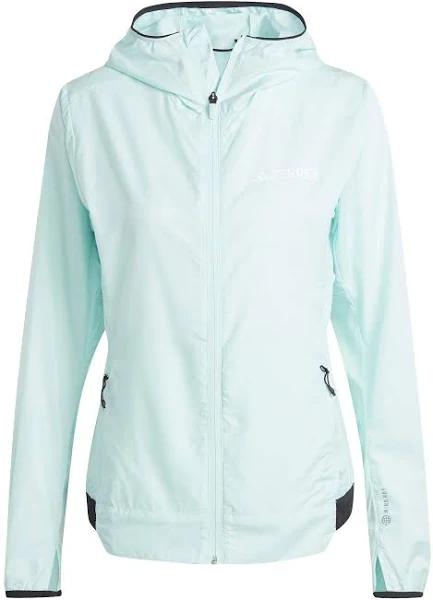 Adidas Terrex Xperior Windweave Wind Jacket Green S Woman