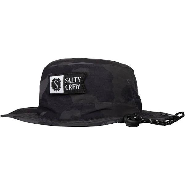 Salty Crew Alpha Tech Boonie Hat Black