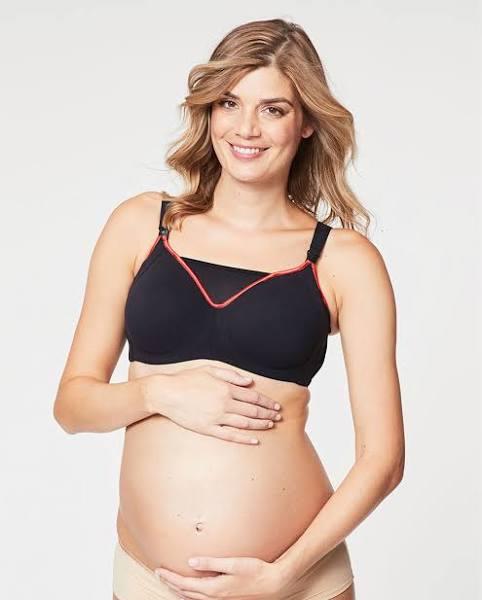 Cake Maternity Zest Nursing Sports Bra - Black