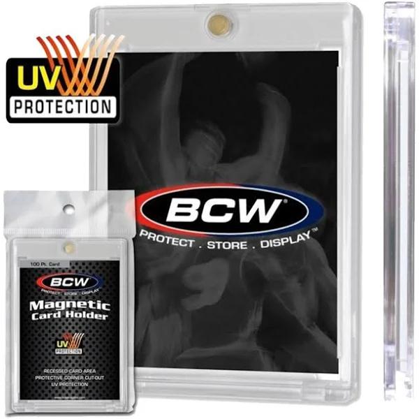 BCW One Touch Magnetic Card Holder 100 PT Card Standard