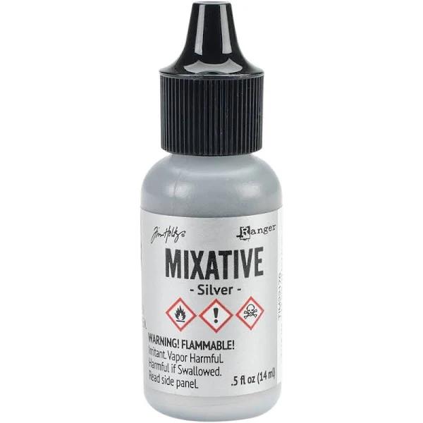 Tim Holtz Silver Metallic Mixatives Alcohol Ink