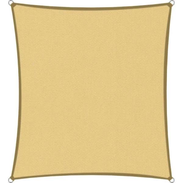 Wallaroo Rectangular Shade Sail Sand: 3M x 4m