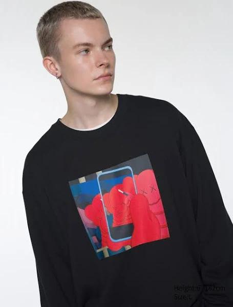 Uniqlo KAWS + Warhol Sweatshirt - Black Size XS