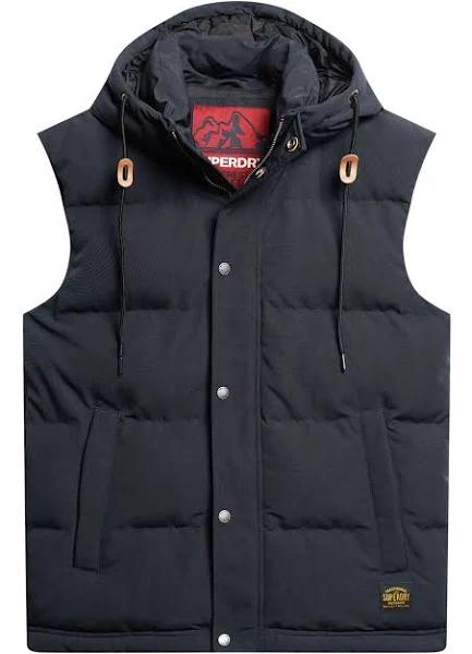 Superdry Everest Gilet Navy Blue - XL